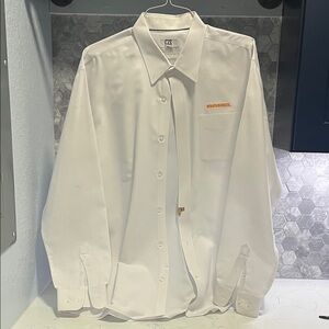 Whataburger Cutter & Buck White Dress Shirt